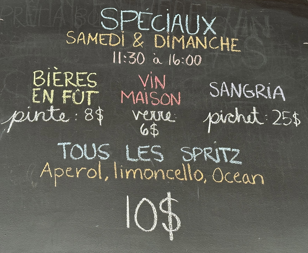 Pizzédélic Boucherville Spéciaux de la fin de semaine