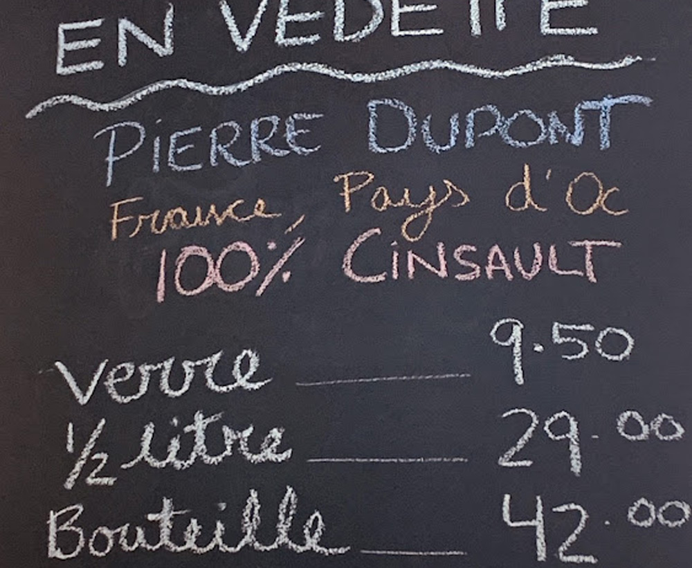 Pizzedelic Boucherville - Pierre Dupont Cinsault